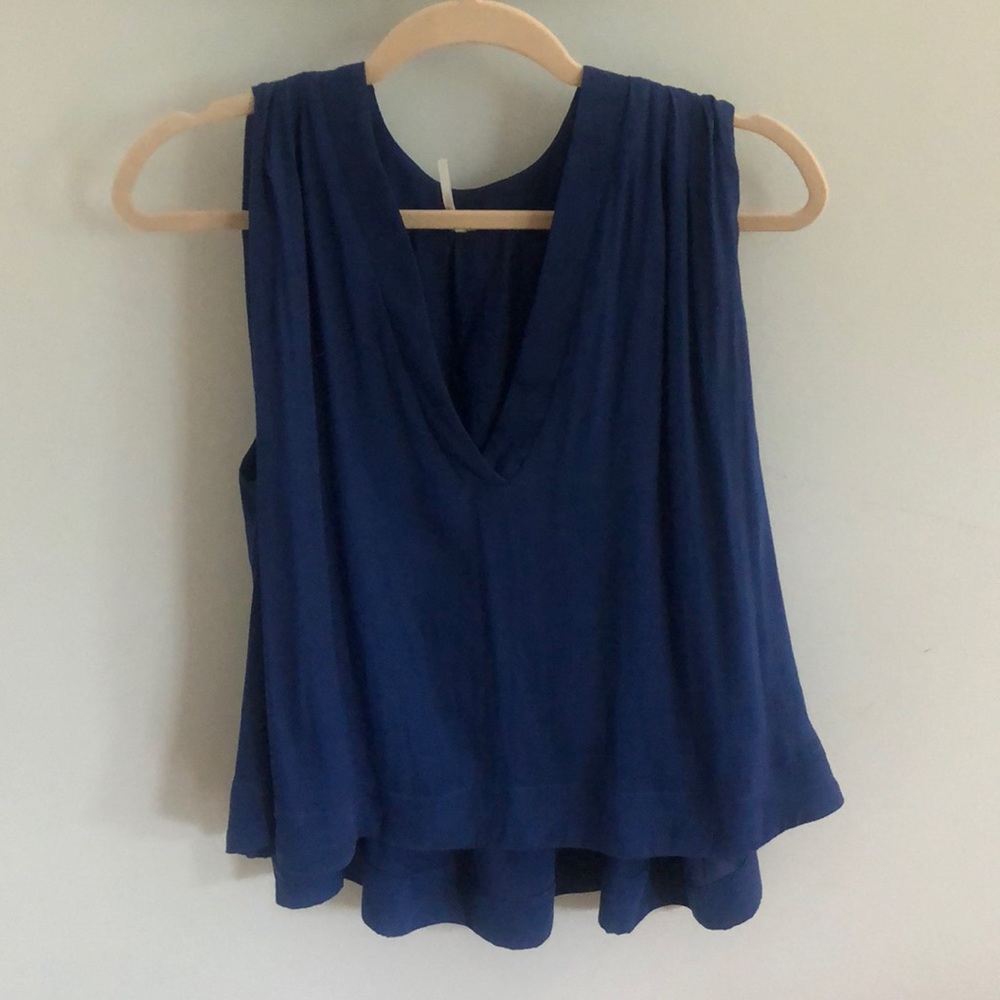 Free people dark blue tank